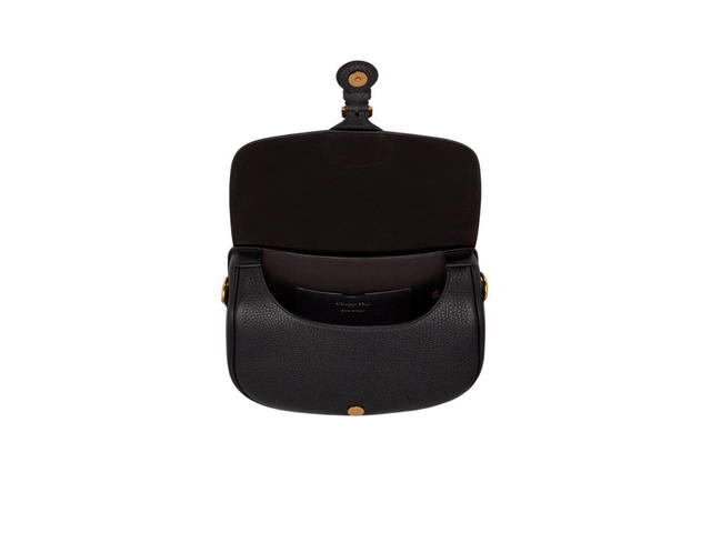 Dior Dior Medium Dior Bobby Bag Black Grained Calfskin - view 3