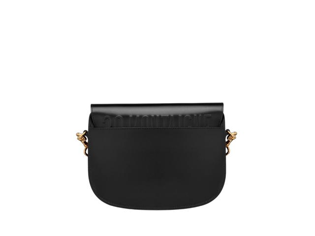 Dior Dior Medium Dior Bobby Bag In Black Box Calfskin With Gold-Finish Metal - view 2