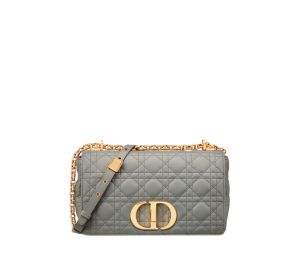 Buy Dior Medium Dior Caro Bag In Stone Gray Supple Cannage Calfskin at Sasom – Authentic and Ready to Ship