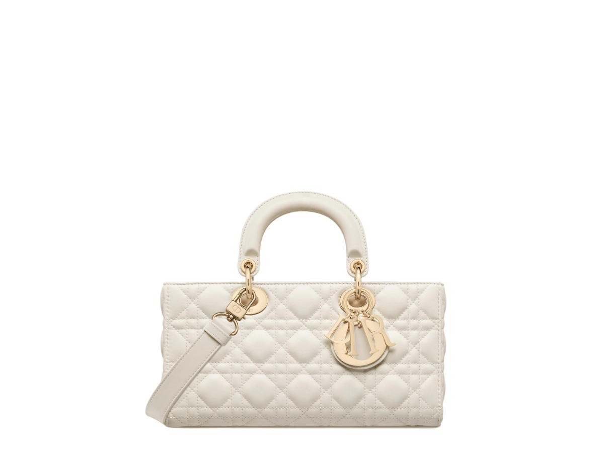 Dior Dior Medium Lady D-Joy Bag Latte Cannage Lambskin