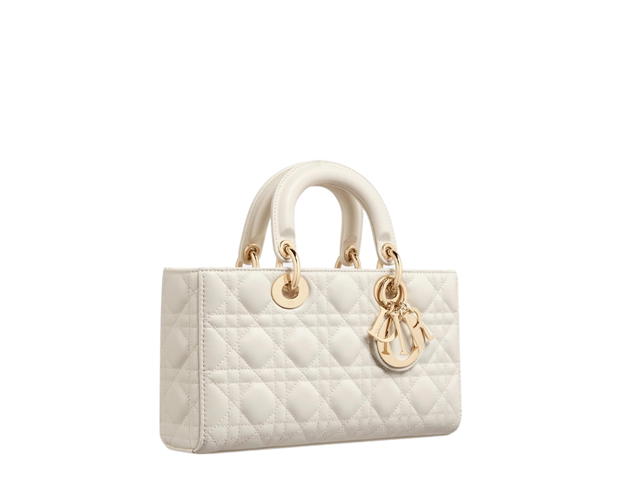 Dior Dior Medium Lady D-Joy Bag Latte Cannage Lambskin - view 2