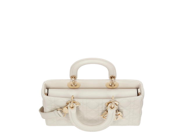 Dior Dior Medium Lady D-Joy Bag Latte Cannage Lambskin - view 3