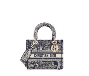 Buy Dior Medium Lady D-Lite Bag In Blue Toile de Jouy Reverse Embroidery at Sasom – Authentic and Ready to Ship