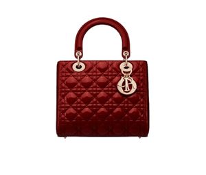 Buy Dior Medium Lady Dior Bag Cherry Red Patent Cannage Calfskin at Sasom – Authentic and Ready to Ship