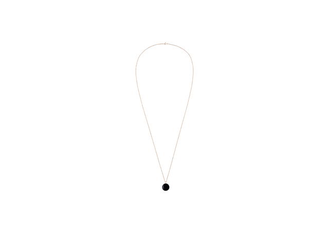 Dior Dior Medium Rose Des Vents Medallion In Pink Gold Diamond And Onyx Hardware Pink Gold - view 2