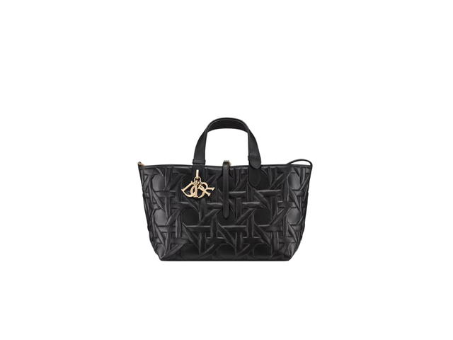 Dior Dior Medium Toujours Bag In Black Graphic Cannage Calfskin - view 1