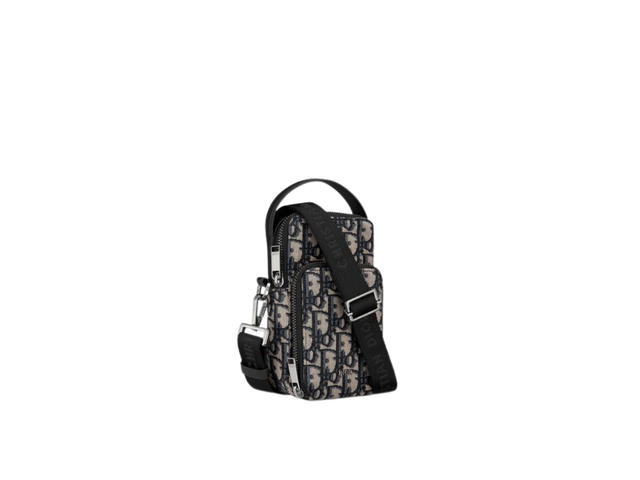 Dior Dior Micro Rider Pouch Beige and Black Dior Oblique Jacquard - view 2