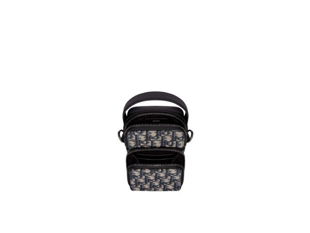 Dior Dior Micro Rider Pouch Beige and Black Dior Oblique Jacquard - view 3