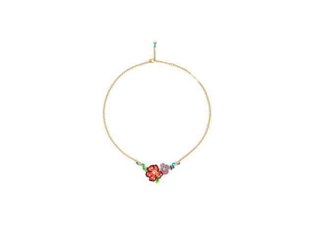 Dior Dior Milly Carnivora Necklace In Yellow Gold Diamonds And Lacquer - view 1