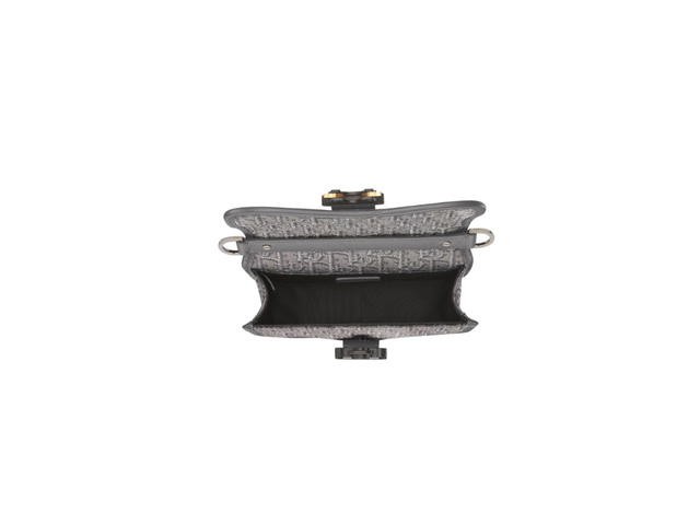 Dior Dior Mini Gallop Bag With Strap In Ruthenium-Colored Dior Oblique Jacquard - view 3