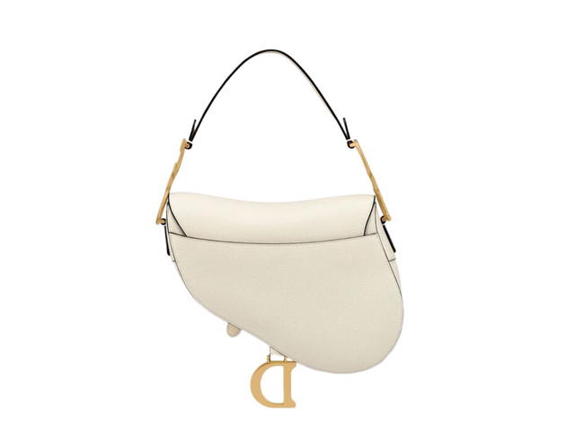 Dior Dior Mini Saddle Bag Latte Grained Calfskin - view 2
