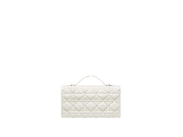 Dior Dior Miss Dior Mini Bag In Latte Cannage Lambskin With Gold Hardware - view 2