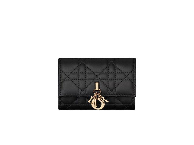 Dior Dior Miss Dior XS Wallet In Black Cannage Lambskin - view 1