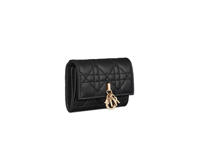 Dior Dior Miss Dior XS Wallet In Black Cannage Lambskin - view 2