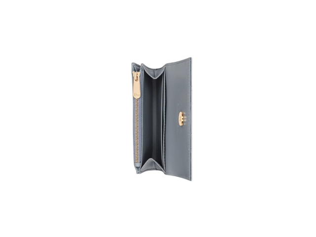 Dior Dior Miss Dior XS Wallet In Cloud Blue Cannage Lambskin - view 3