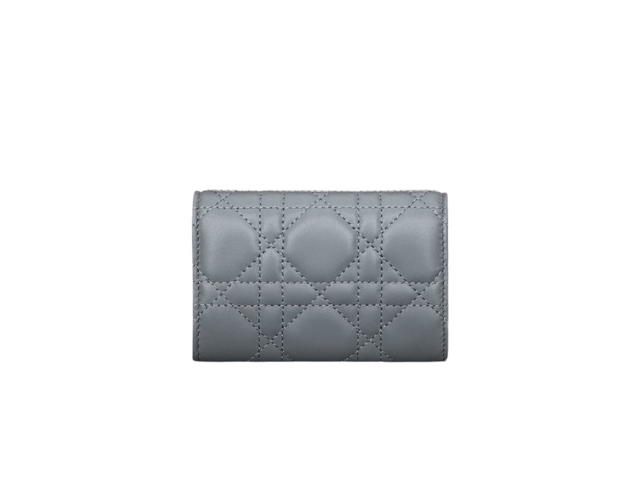 Dior Dior Miss Dior XS Wallet In Cloud Blue Cannage Lambskin - view 4