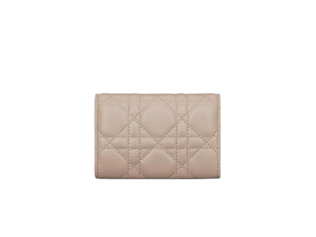 Dior Dior Miss Dior XS Wallet In Powder Beige Cannage Lambskin - view 4