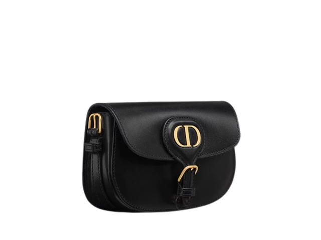 Dior Dior New Dior Bobby Mini Bag In Calfskin Leather And Gold hardware Black - view 2