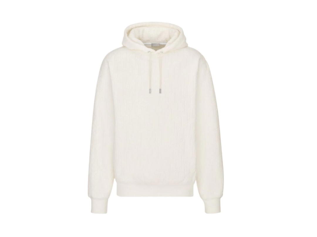 Dior Dior Oversized Hooded Sweatshirt With Dior Oblique Motif
