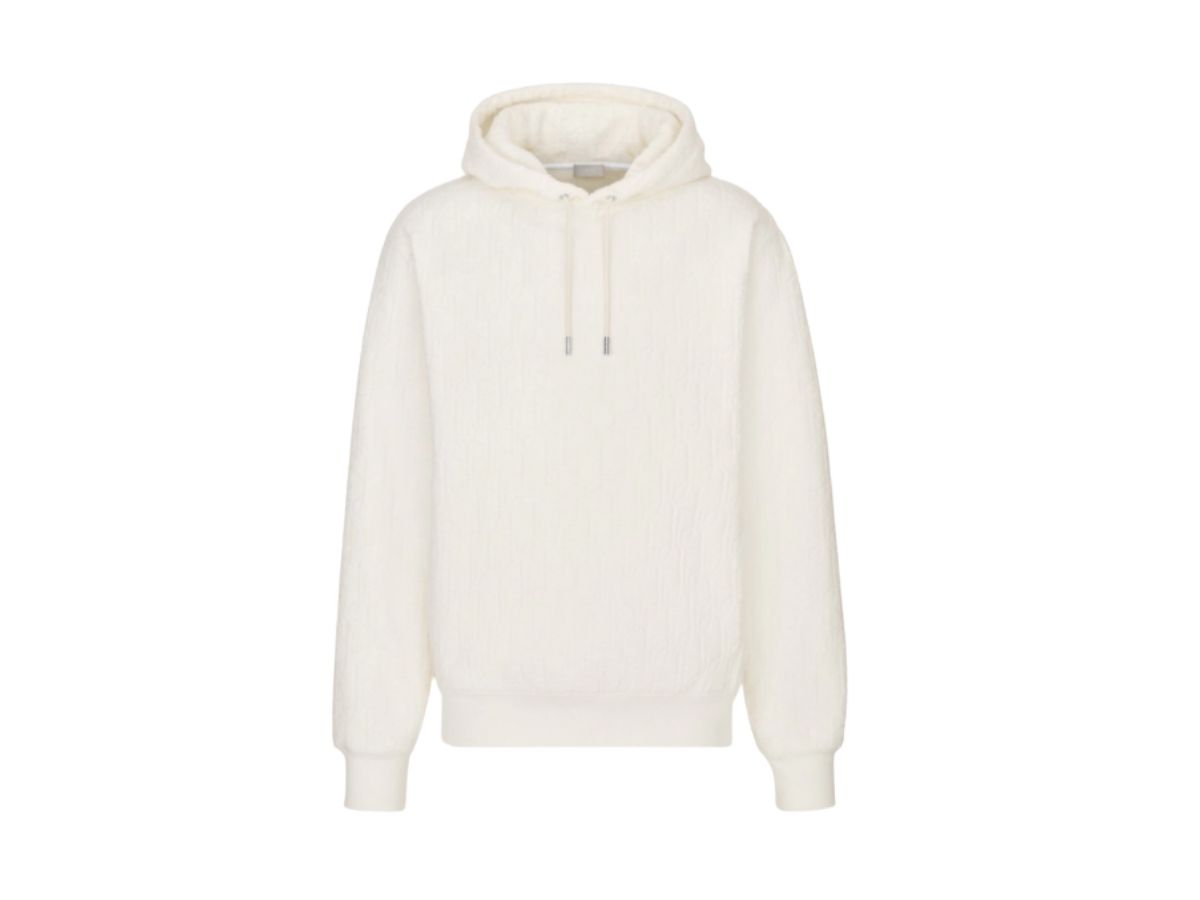Dior Dior Oversized Hooded Sweatshirt With Dior Oblique Motif
