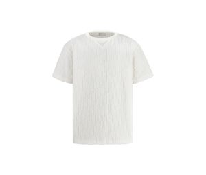 Buy Dior Oblique T-Shirt Relaxed Fit In Terry Cotton Jacquard Off-White at Sasom – Authentic and Ready to Ship
