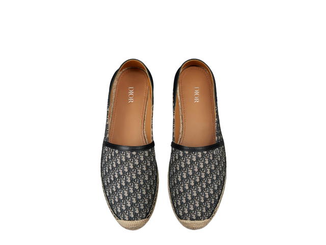 Dior Dior Paradise Espadrille Beige And Black Dior Oblique Jacquard - view 3