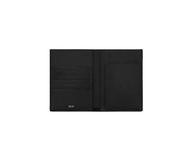 Dior Dior Passport Cover In Beige And Black Dior Oblique Jacquard - view 2