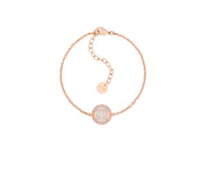 Buy Dior Petit CD Bracelet In Pink-Finish Metal And White Crystals at Sasom – Authentic and Ready to Ship