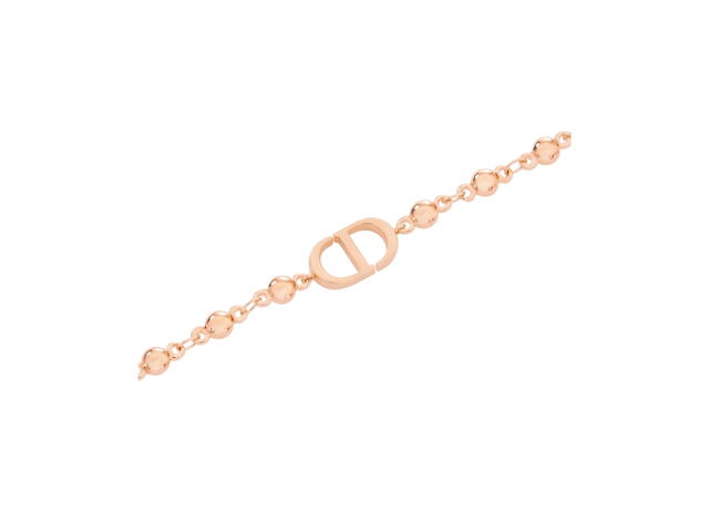 Dior Dior Petit CD Necklace In CD Signature Pink-Finish Metal - view 3