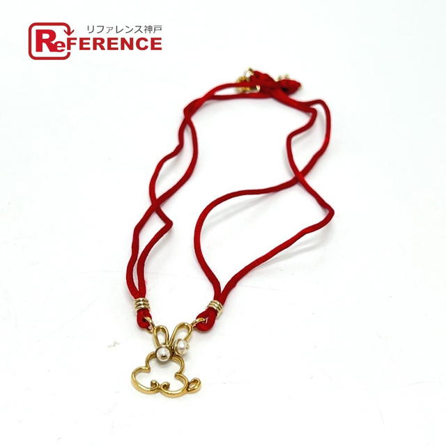 Dior Dior Rabbit motif Necklace Choker Metal Gold - view 1