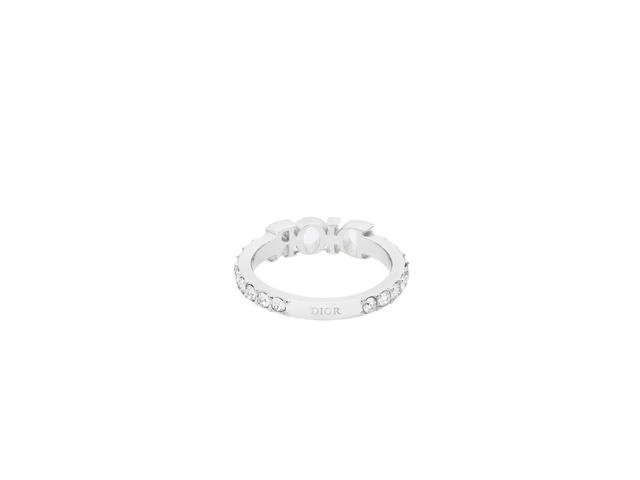 Dior Dior Revolution Ring In Silver-Finish Metal With White Crystals - view 2