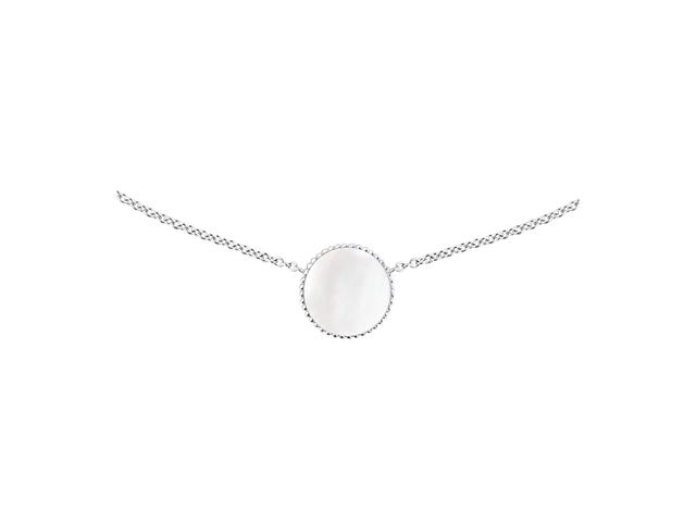 Dior Dior Rose des Vents Necklace In 18K White Gold-Diamond And Mother-Of-Pearl - view 3