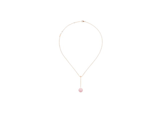 Dior Dior Rose Des Vents Necklace In Pink Gold Diamonds And Pink Opal - view 2