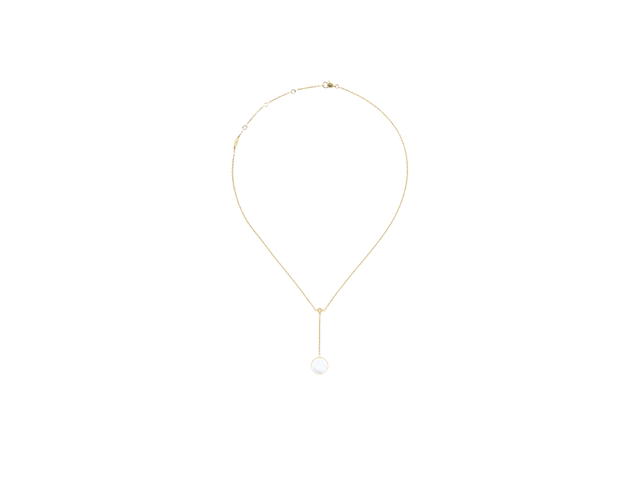 Dior Dior Rose des Vents Necklace In Yellow Gold Diamonds And Mother of Pearl - view 2