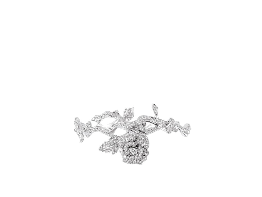 Dior Dior Rose Dior Bagatelle Bracelet In 18K White Gold And Diamonds