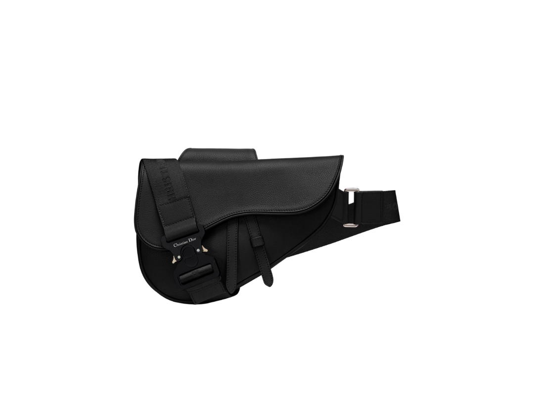 Dior Dior Saddle Bag Black Grained Calfskin