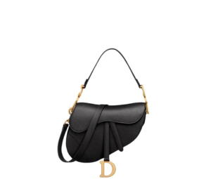 Buy Dior Saddle Bag In Black Grained Calfskin With Gold Hardware at Sasom – Authentic and Ready to Ship