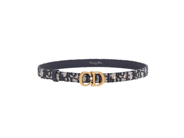 Dior Dior Saddle Belt Blue Dior Oblique Jacquard 20 MM - view 1