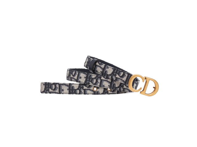 Dior Dior Saddle Belt Blue Dior Oblique Jacquard 20 MM - view 2