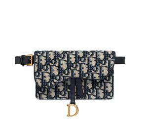 Buy Dior Saddle Belt Pouch In Blue Dior Oblique Jacquard at Sasom – Authentic and Ready to Ship