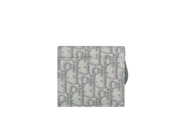 Dior Dior Saddle Lotus Wallet Gray Dior Oblique Jacquard - view 2