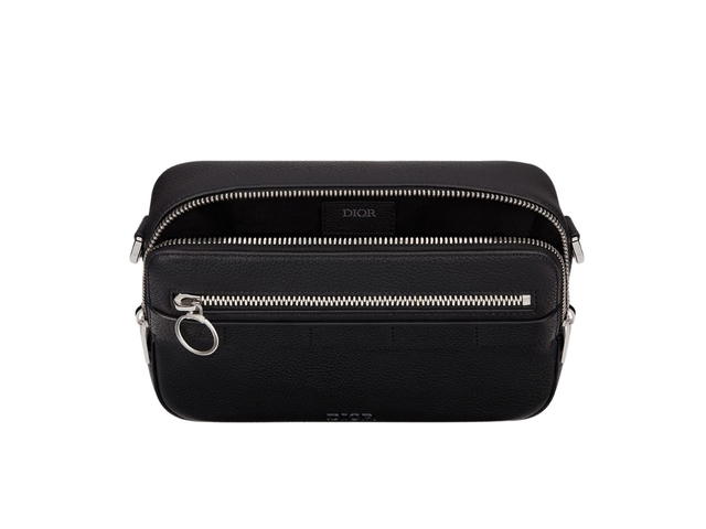 Dior Dior Safari Messenger Bag Black Grained Calfskin - view 3