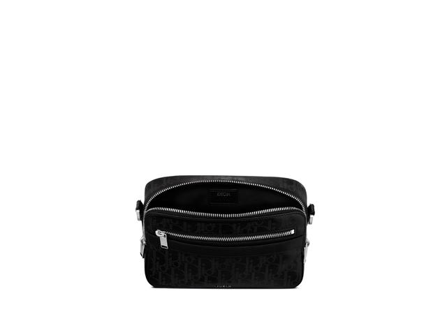 Dior Dior Safari Messenger Bag In Black Dior Oblique Galaxy Leather - view 3