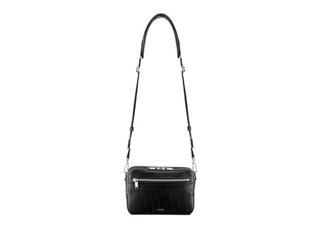 Dior Dior Safari Messenger Bag In Black Dior Oblique Galaxy Leather - view 4