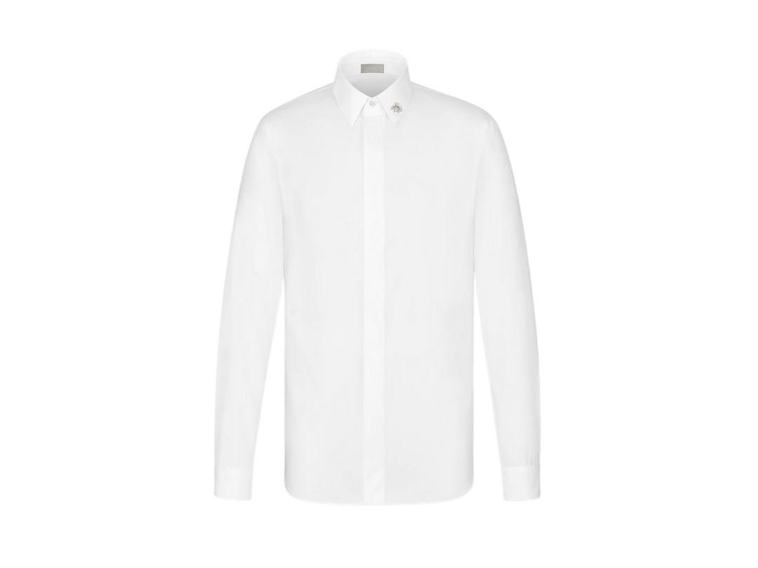 Dior Dior Shirt With Bee Jewel White