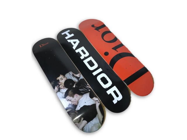 Dior Dior SKATEBOARD SKATE DECK SET OF 3 W/ HARDIOR, MOSH PITS, & Dior - view 2