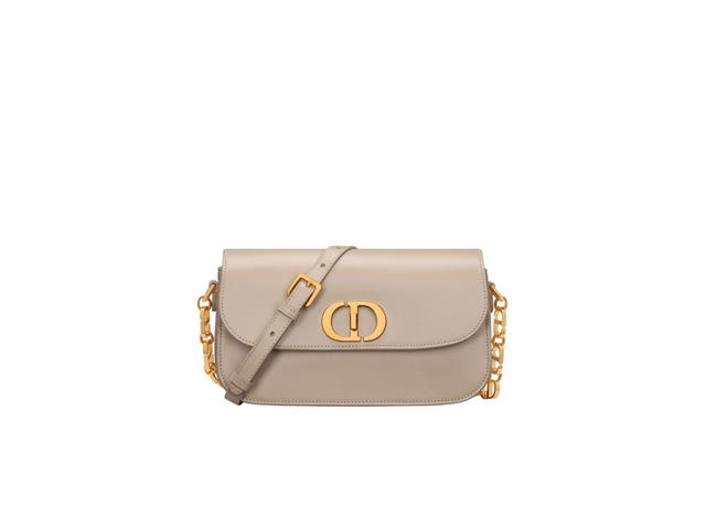 Dior Dior Small 30 Montaigne Avenue Bag In Powder Beige Box Calfskin With Gold-Finish Metal And Tonal Enamel - view 1
