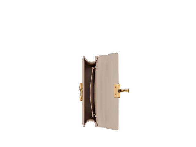 Dior Dior Small 30 Montaigne Bag In Powder Beige Calfskin With Gold-Finish Metal Hardware - view 3