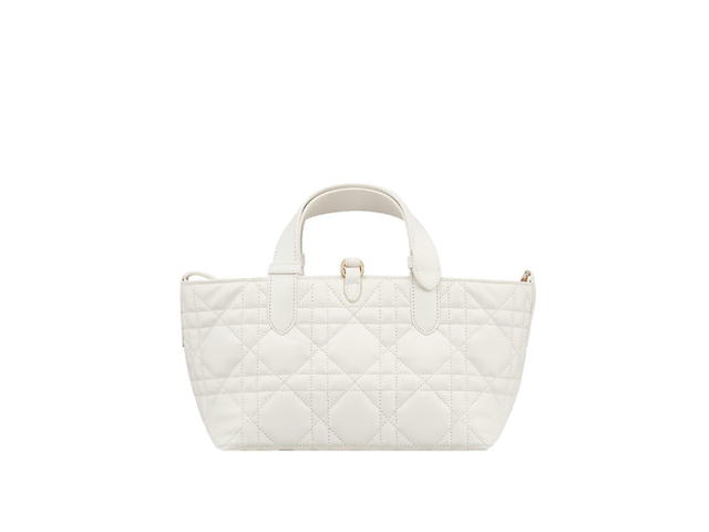 Dior Dior Small Dior Toujours Bag In Latte Macrocannage Calfskin - view 3
