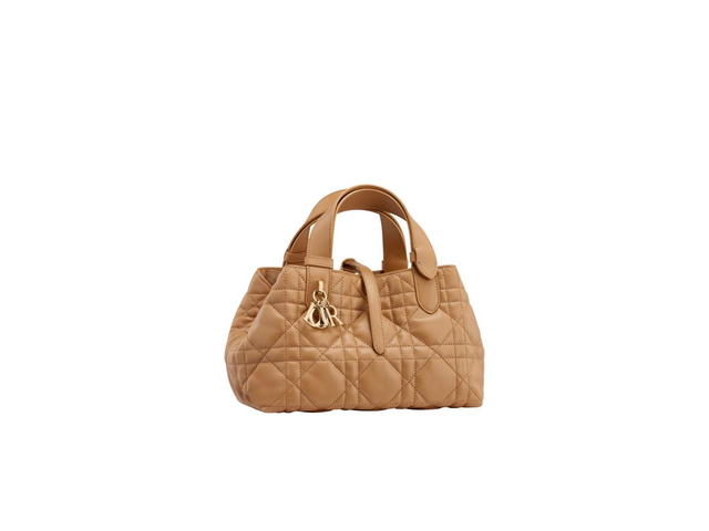 Dior Dior Small Dior Toujours Bag In Medium Tan Macrocannage Calfskin - view 1